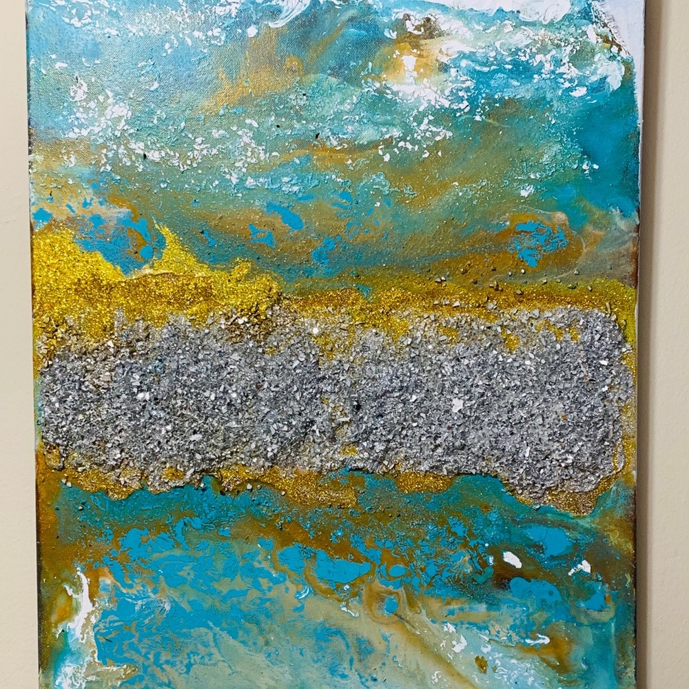 Crystal Shore - Hand-painted Art work